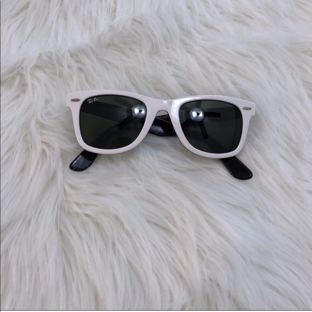 White Ray Bans!